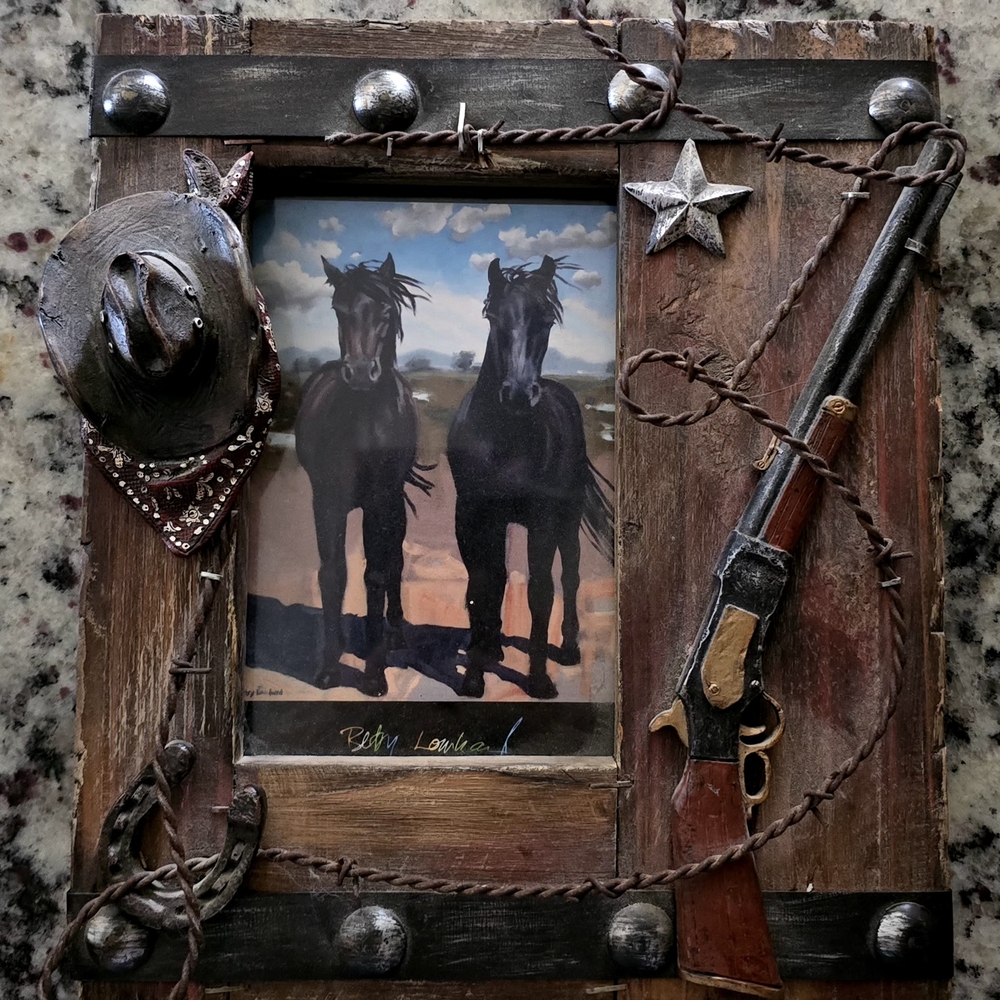 Rustic Western Picture Frame